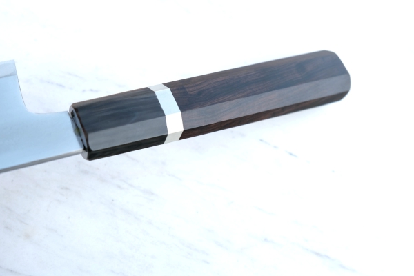 Shirou Kunimitsu Aogami  Gyuto  24 cm, handgeschmiedet mit Signatur, nicht rostfrei